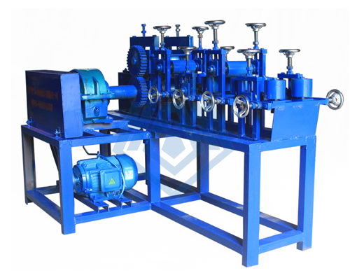 不銹鋼管壓花機 方管軋花機