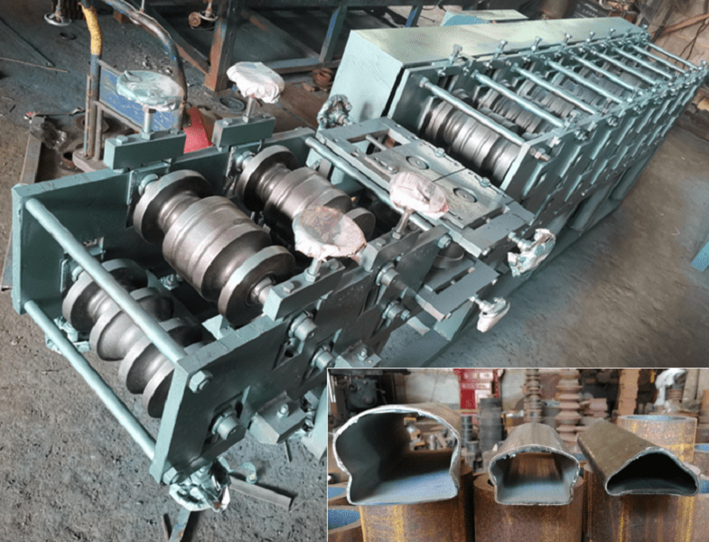 扶手管生產機器3合1 異型管加工設備 